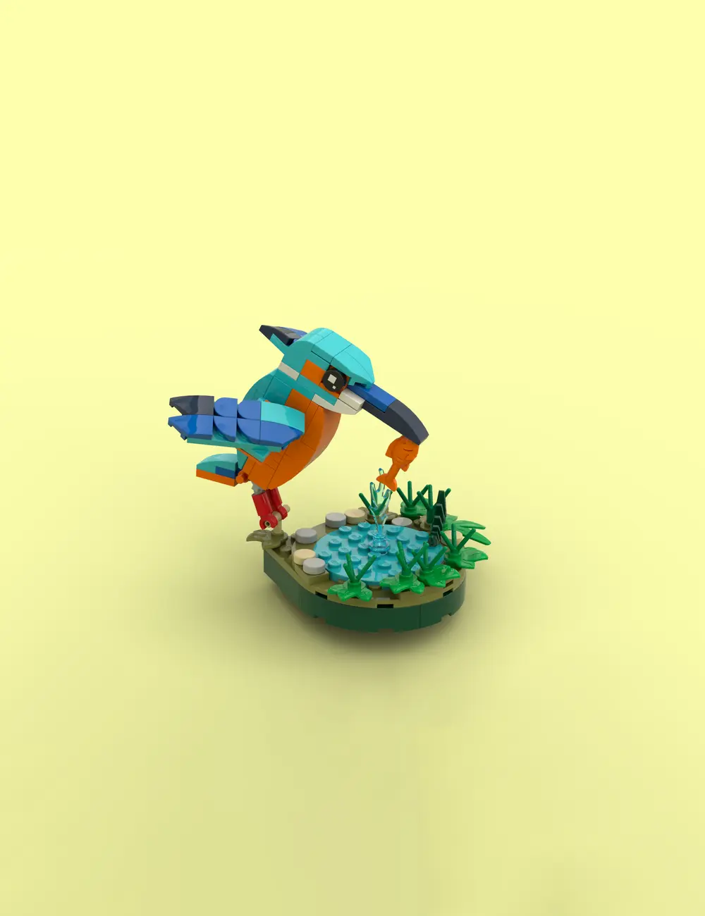 Martin pescatore MOC by Diego Fontana